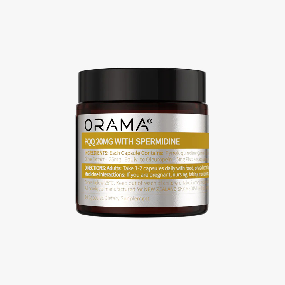 ORAMA PQQ 20mg with Spermidine 30 Capsules