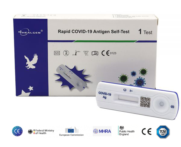 Healgen Covid-19 Rapid Antigen Self Test Single Test