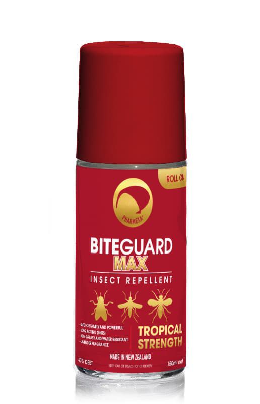 Pharmexa BiteGuard Max Insect Repellent Tropical Strength Roll On 150ml