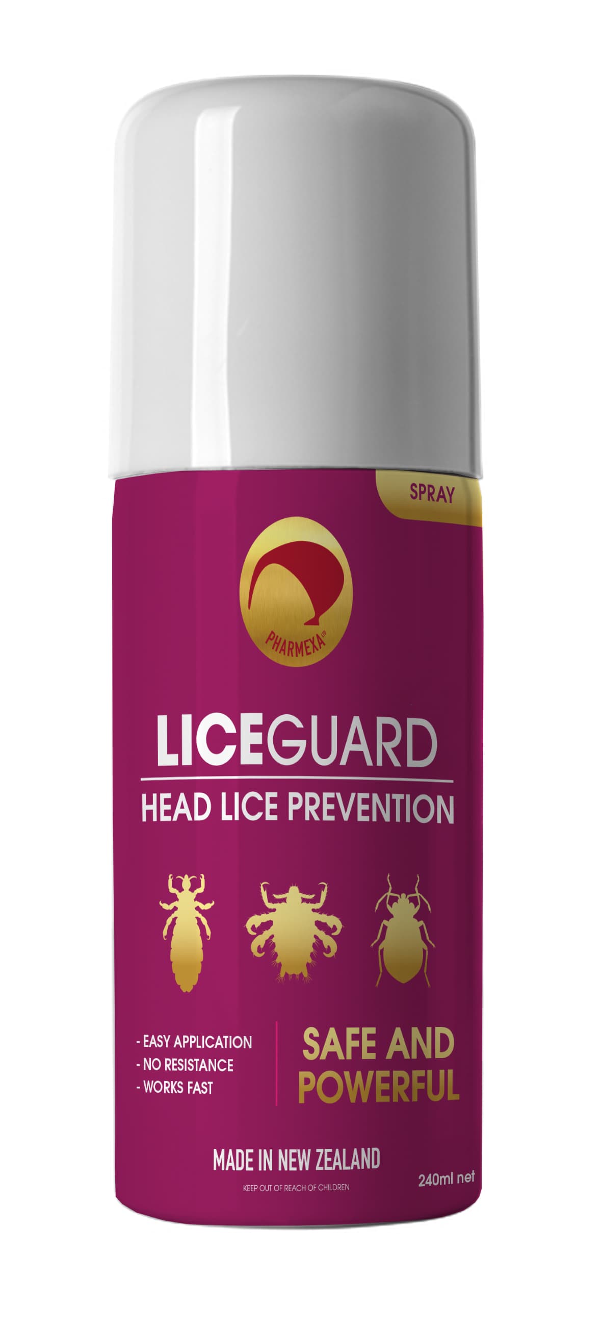 Pharmexa LiceGuard Head Lice Prevention Spray 240ml