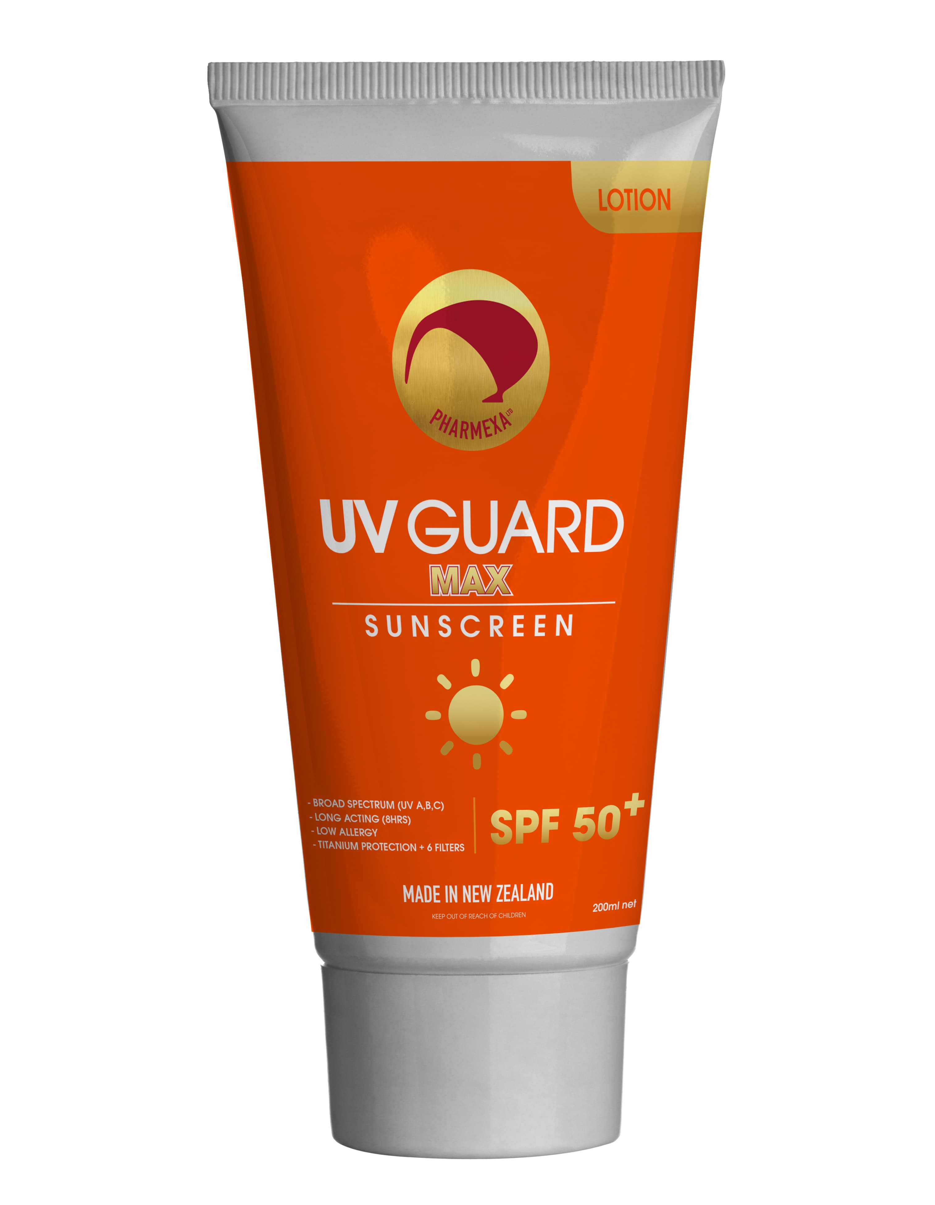 Pharmexa UV Guard Max Sunscreen SPF 50+ Lotion 200ml