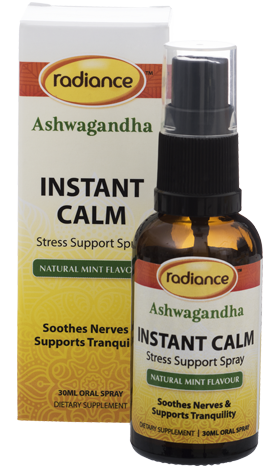 Radiance Ashwagandha Instant Calm Stress Support Spray 30ml