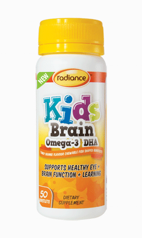 Radiance Kids Brain Omega-3 DHA 50 Burstlets