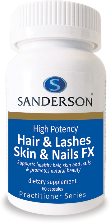 Sanderson Hair & lashes, skin & nails FX 60 Capsules