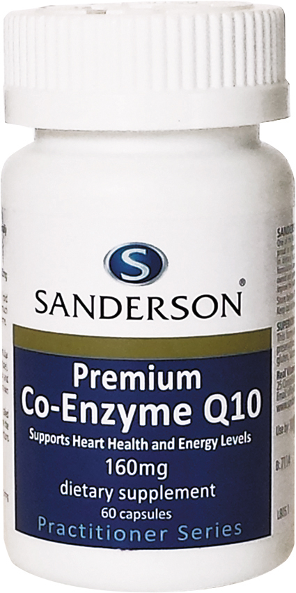 Sanderson Premium Co-Enzyme Q10 160mg 60 Capsules