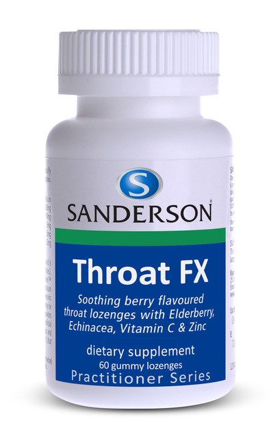 Sanderson Throat FX 60 Gummy Lozenges