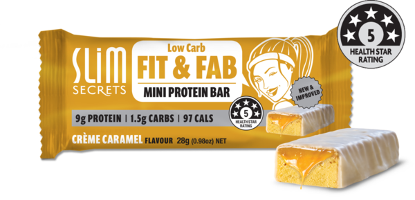 Slim Secrets Fit & Fab Creme Caramel Bar 28g