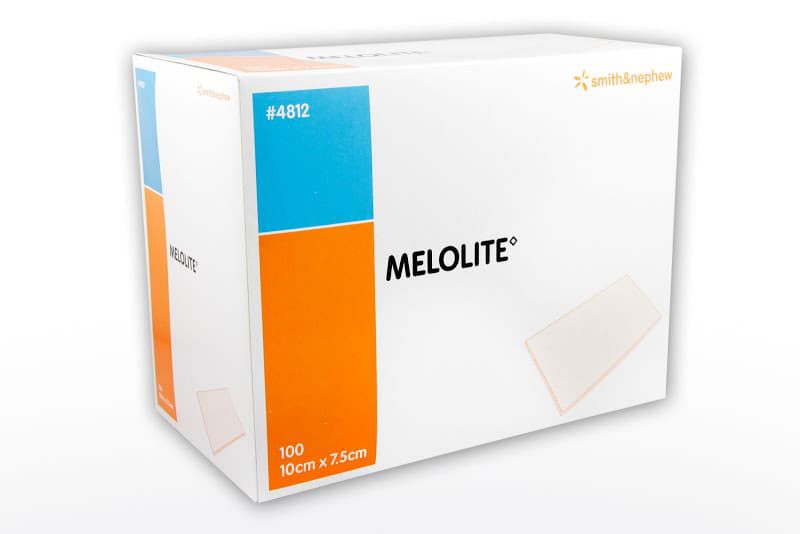 Smith & Nephew Melolite Dressing 10cmx7.5cm 100 Per Box