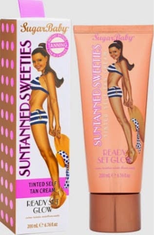 SugarBaby Ready Set Glow Tinted Self Tan Cream 200ml