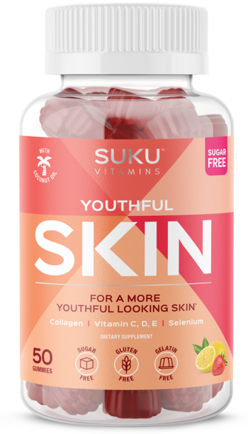 SUKU Vitamins Youthful Skin Gummies 50s