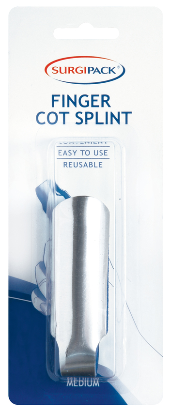 SurgiPack Finger Cot Splint Medium