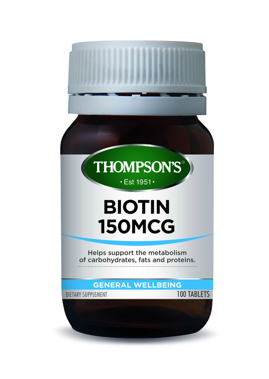 Thompson's Biotin 150mcg 100 Tablets