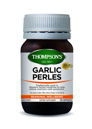 Thompson's Garlic Perles 80 Capsules