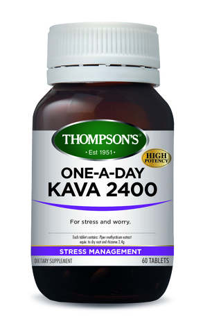 Thompson's Kava 2400mg One A Day 60 Tablets
