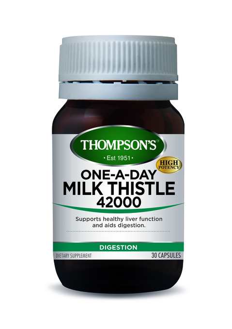 Thompson's Milk Thistle 42000mg One A Day 30 Capsules