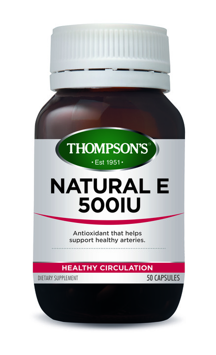 Thompson's Natural Vitamin E Complex 500IU 50 Capsules