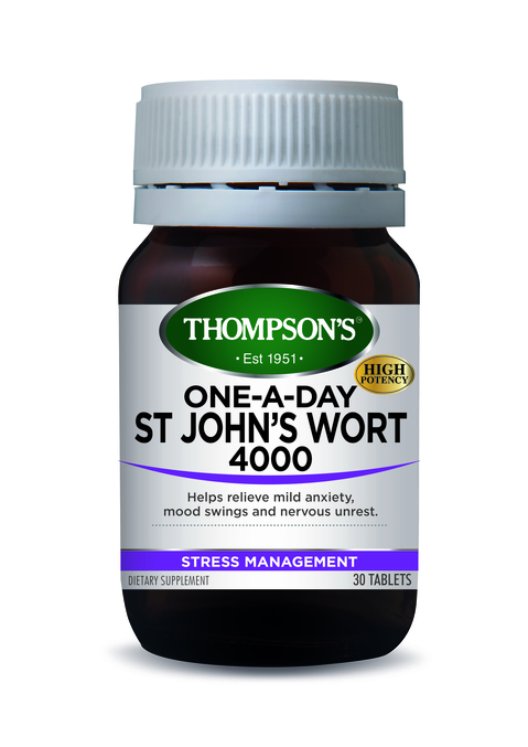 Thompson's St John's Wort 4000mg One A Day 30 Tablets