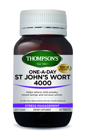 Thompson's St John's Wort 4000mg One A Day 60 Tablets