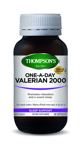 Thompson's Valerian 2000mg One A Day 60 Capsules