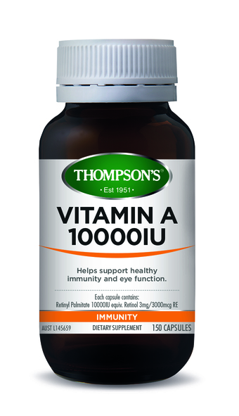 Thompson's Vitamin A 10000iu 150 Capsules