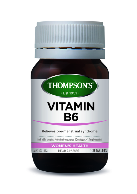 Thompson's Vitamin B6 100 Tablets