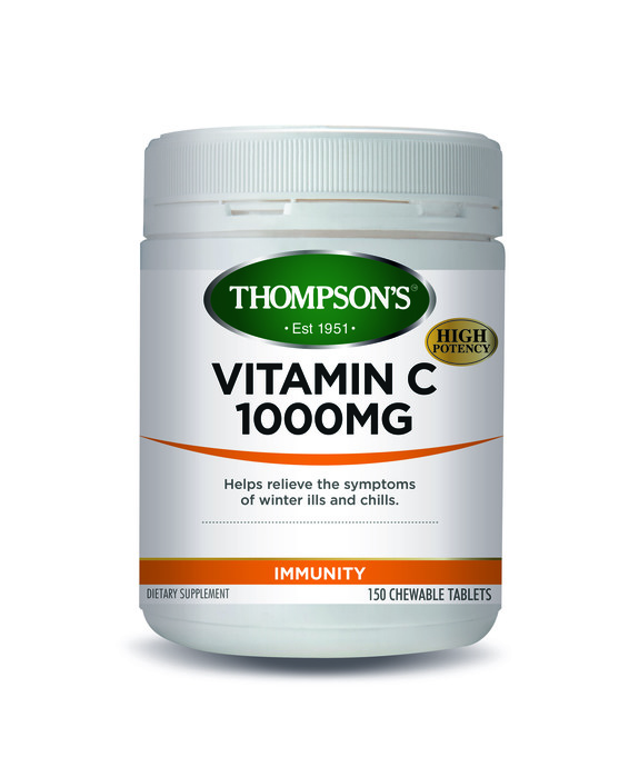 Thompson's Vitamin C 1000mg Chewable 150 Tablets