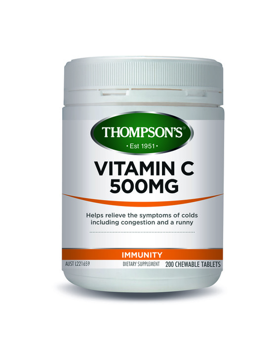 Thompson's Vitamin C 500mg Chewable 200 Tablets