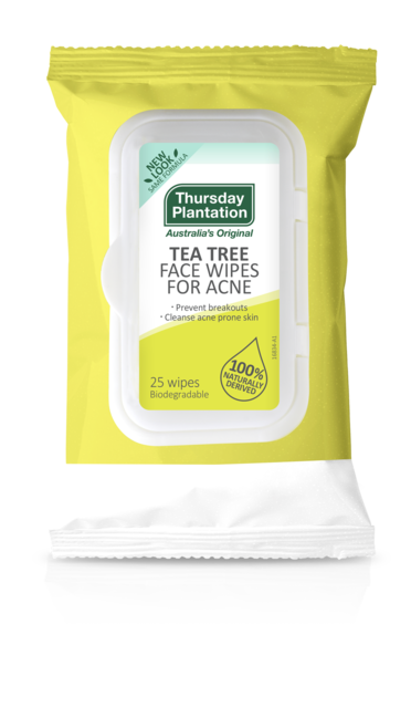 Thursday Plantation Tea Tree Face Wipes For Acne 25s