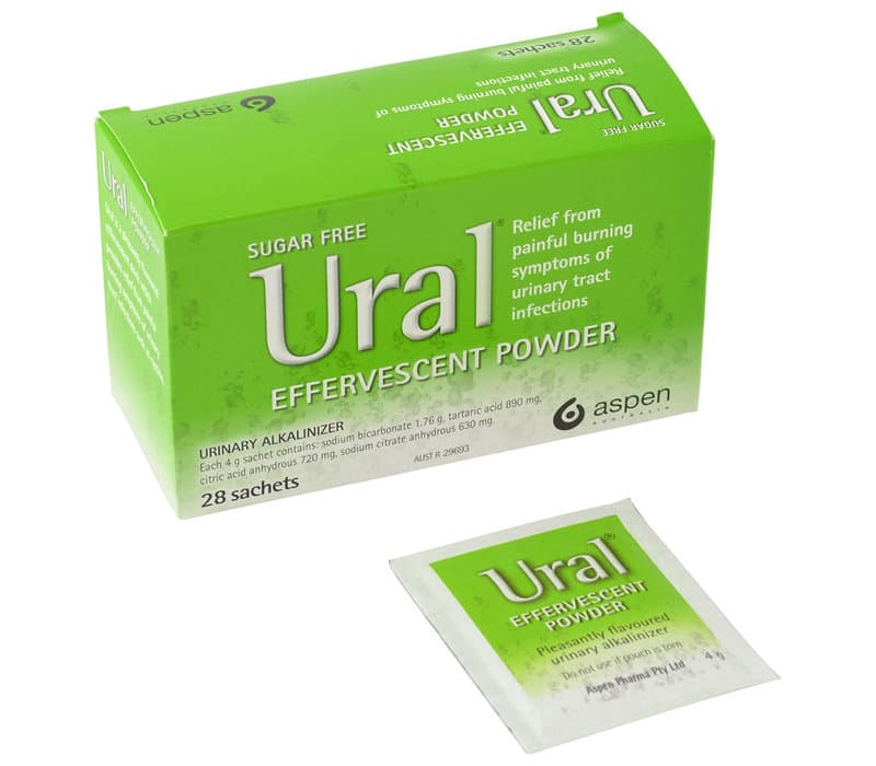Ural Urinary Alkalinizer 28 Sachets