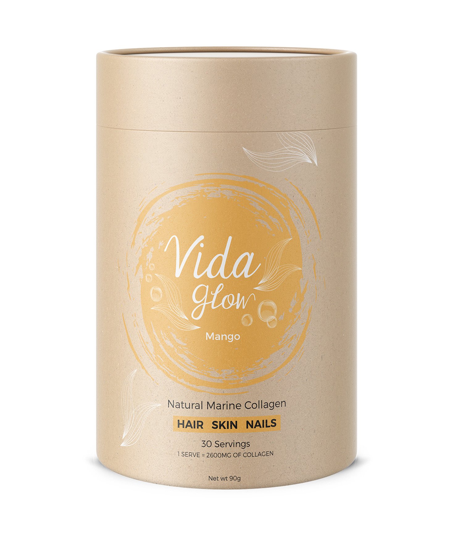 Vida Glow Natural Marine Collagen Mango 30 x 3g Sachets