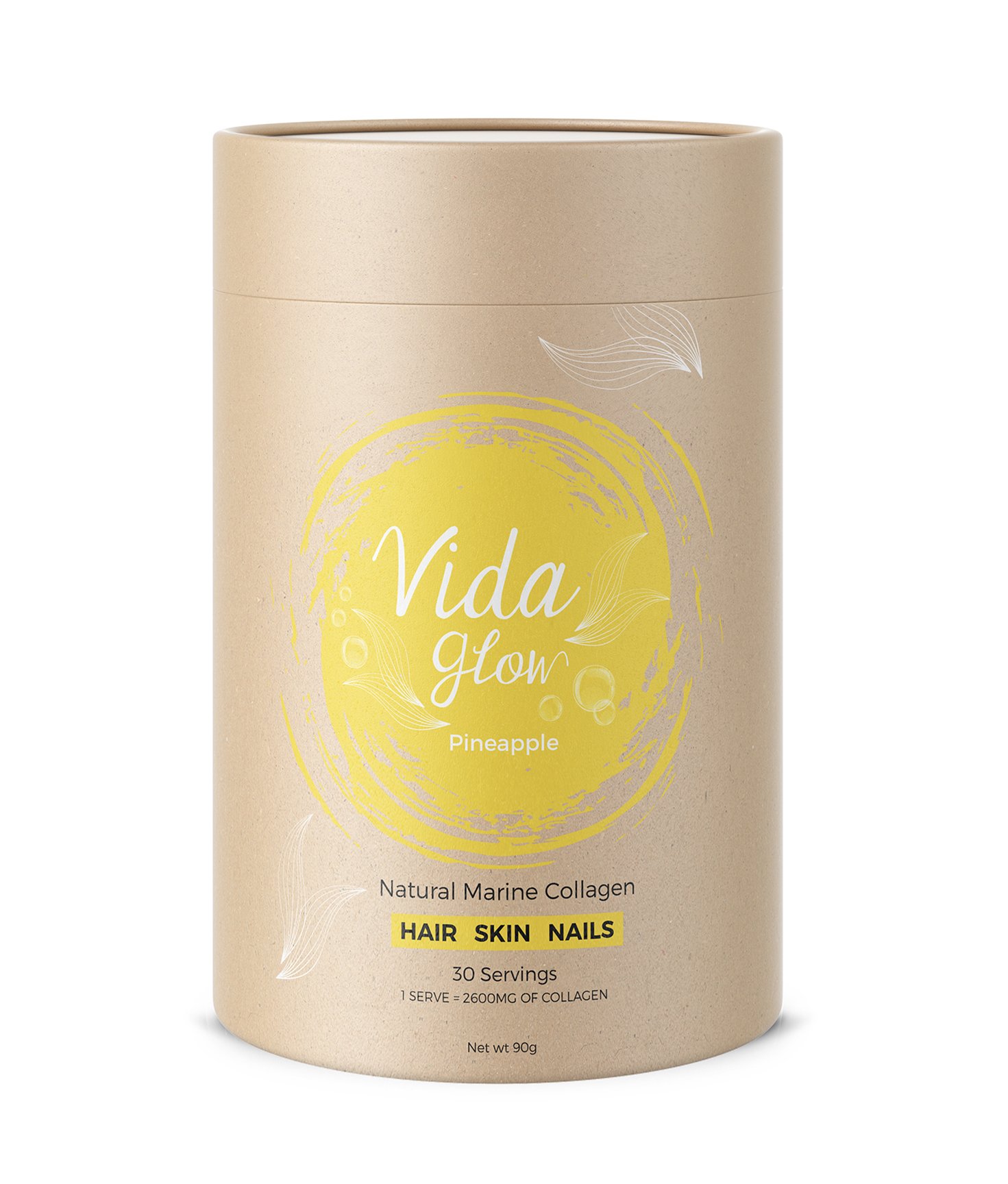 Vida Glow Natural Marine Collagen Pineapple 30 x 3g Sachets