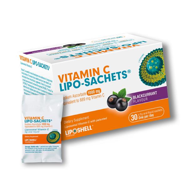 Vitamin C Lipo Sachets 30 - Blackcurrant Flavour