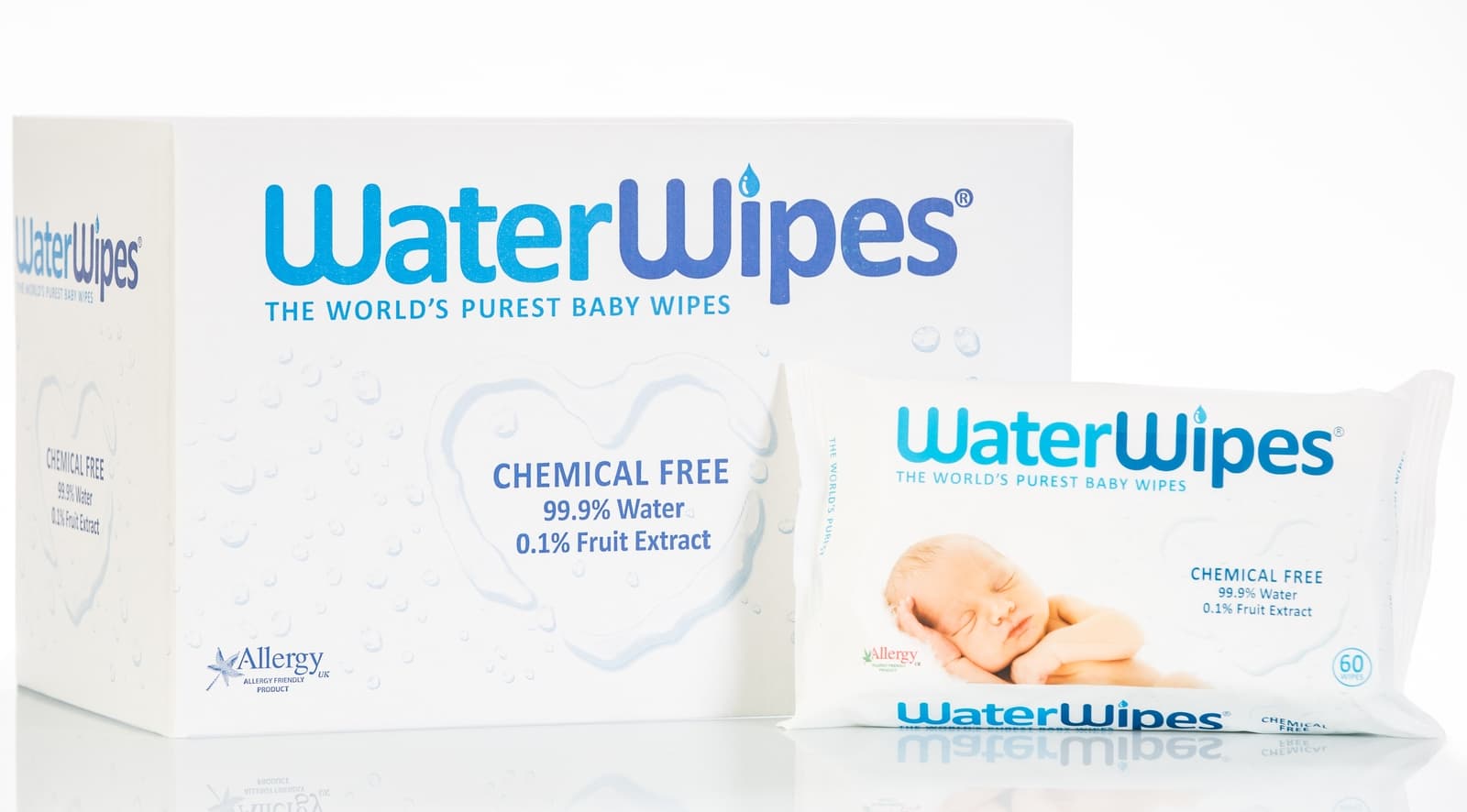Baby WaterWipes 60 Baby Wipes x 12 Packs Per Carton