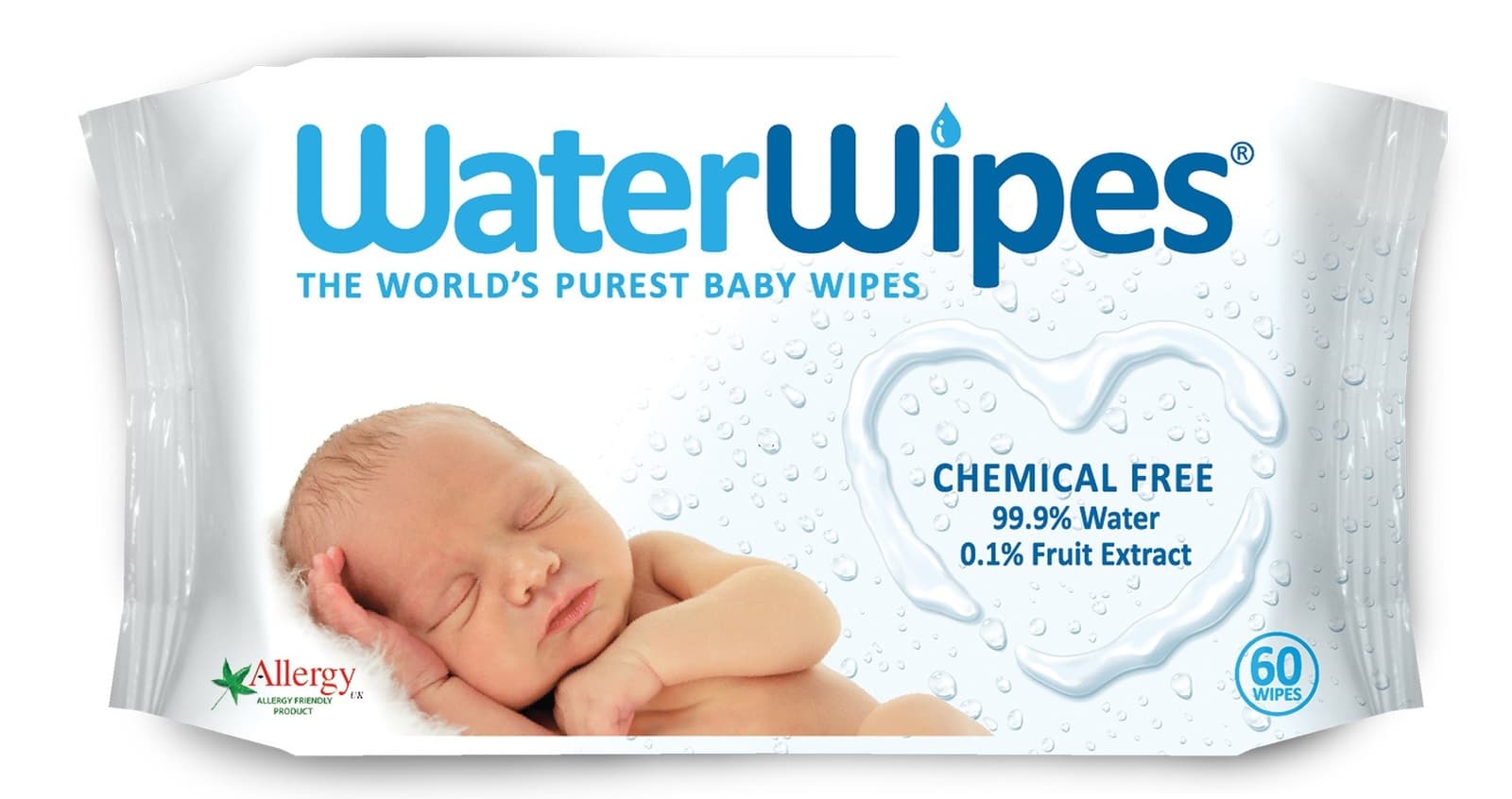 Baby WaterWipes 60 Baby Wipes