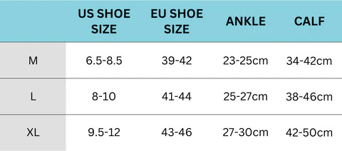 Zillo Explorer size guide